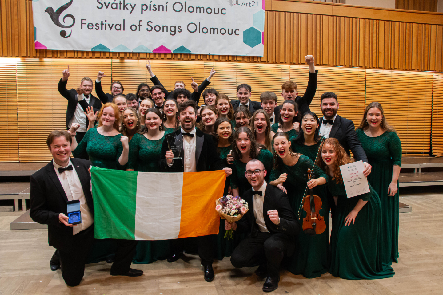 Maynooth University Chamber Choir (IRL) 2025, photo Nikita Iskra
